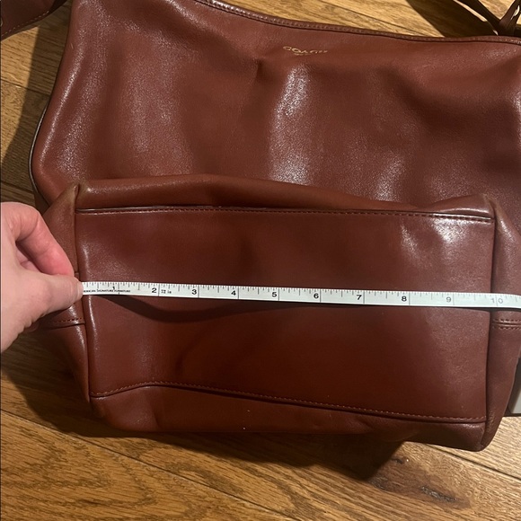 Saddle-color Coach Crossbody Bucket - Picture 14 of 14